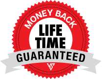Money Back Lifetime Guarantee Badge