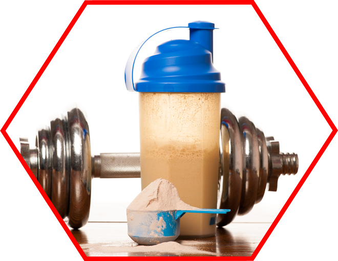 protein in shaker