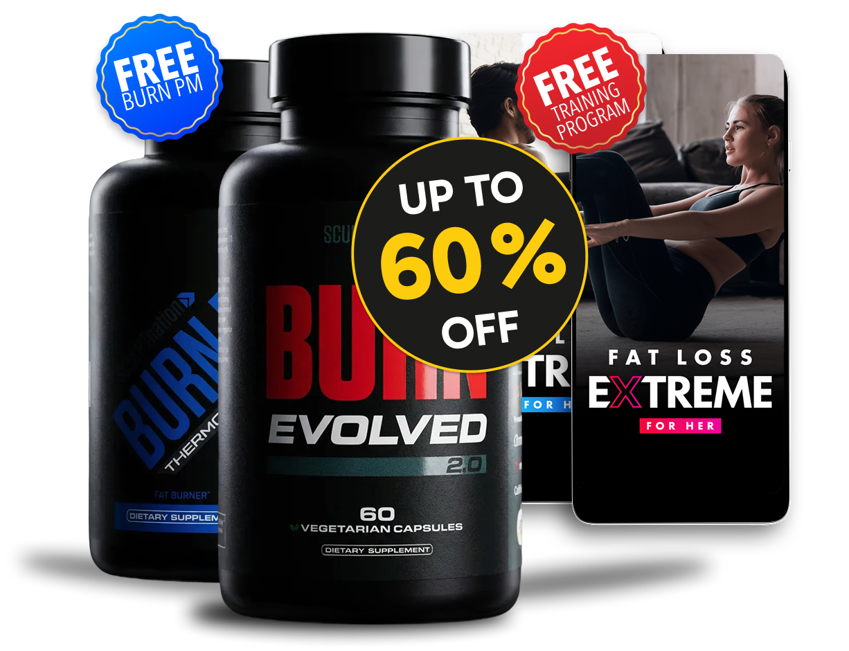 Burn Evolved 2.0 + Burn PM + Fat Loss Extreme bundle